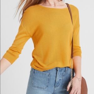 Banana Republic Textured Boat Neck Sweater